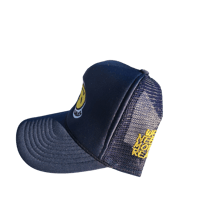 Image 2 of Navy blue trucker hat 