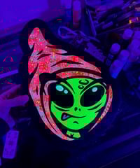 Image 1 of 👽 HOODED AL WOODCUT 7 👽