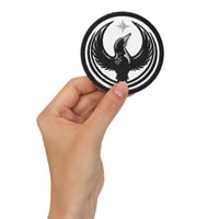 Embroidered patch - Rebel Loon - B&W