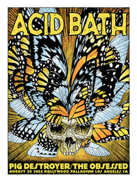 Image 2 of Acid Bath Silkscreen LA Gigposter 2025