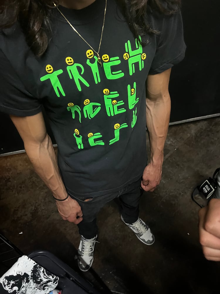 Image of TRICHADOODLES- TRICH PEOPLE (SHIRT) (BLACK)