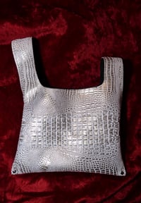 Image 3 of AZUMA BUKURO BAG | DOUBLE SIDED BLACK AND WHITE GATOR