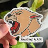 Cougar Sticker 3”x2.5” 