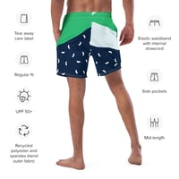 Image 1 of Summer Time Fine Recycled Swim Trunks