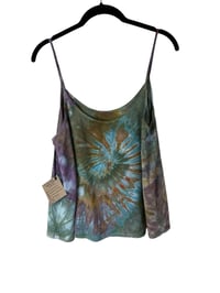 Image 6 of L Woven Summer Set in Cool Spiral Ice Dye