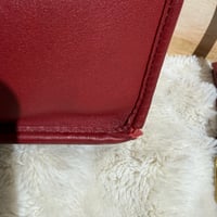 Image 5 of COACH Willis Bag Red Leather 2Way Vintage  Crossbody Handbag