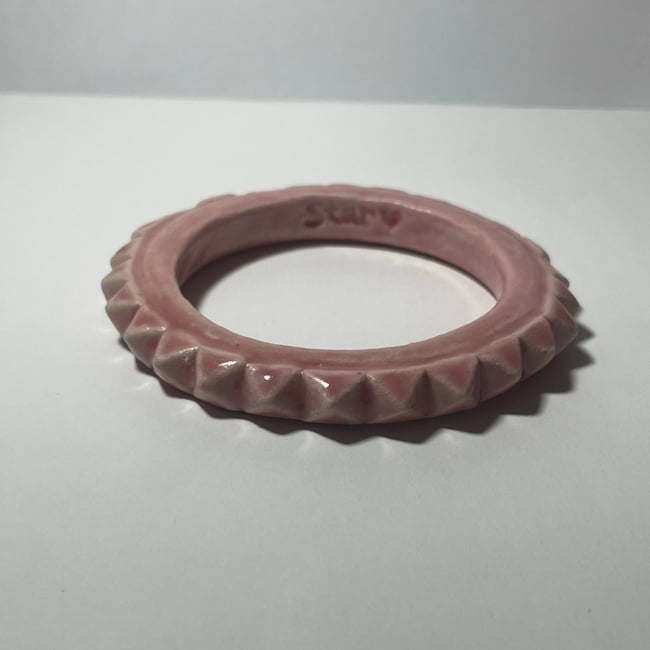 Pink Studded Bracelet