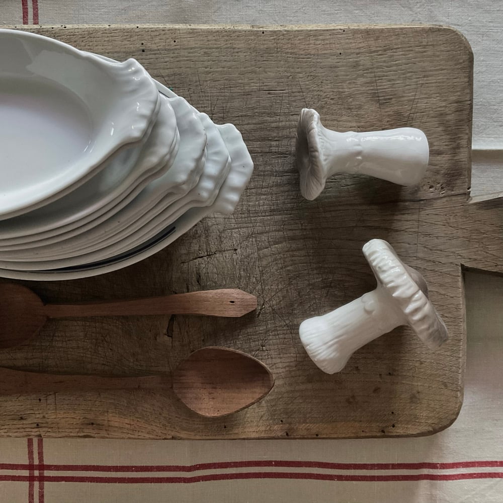 Image of Ceramic Mushrooms pair no.2