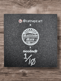 Image 2 of Le:10 “Meowthism Graphiti” Moodmat w/ @catnapz.art (6 available)