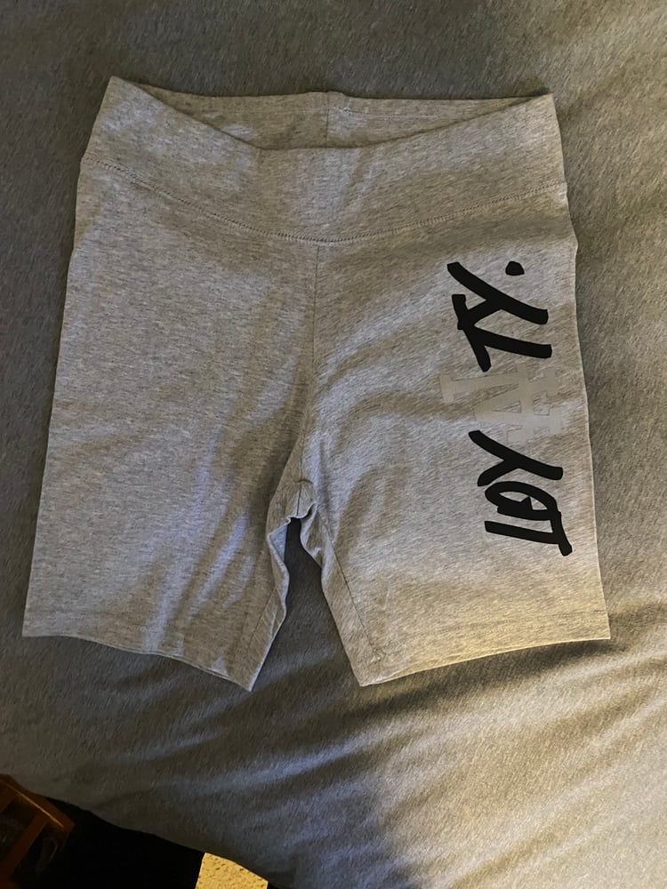 Image of Woman’s biker silver and black 