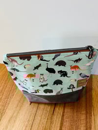 Image 4 of Fabric Zipper Pouch - Australian Animals