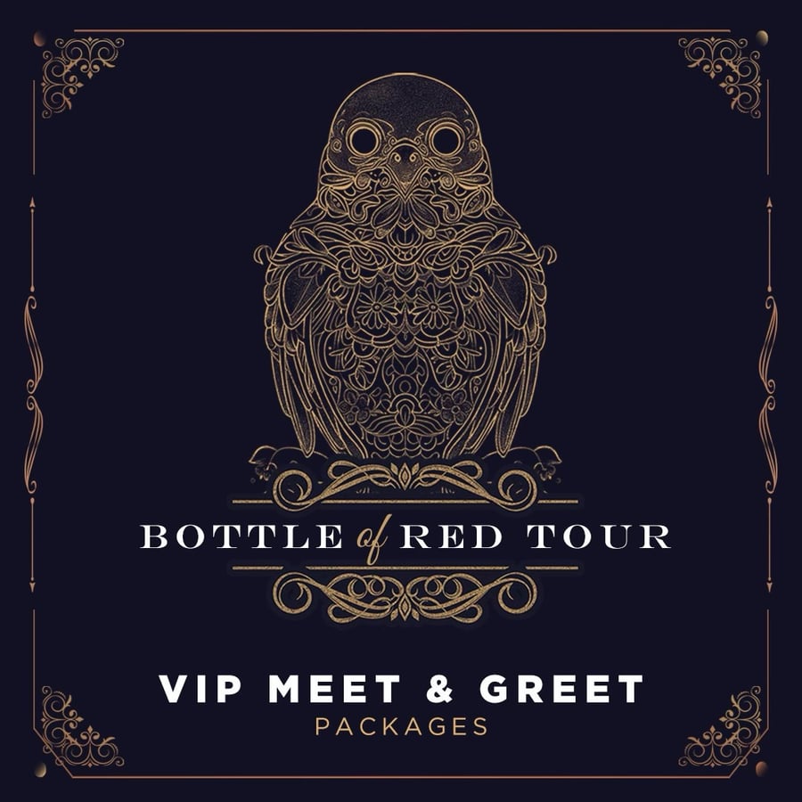 Image of Bottle of Red VIP Meet and Greet Packages