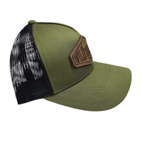 Image 2 of Snapback WILSIDE - verde con negro
