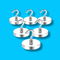 Image 1 of Strong Magnetic Hooks Multi-Purpose Storage Hooks