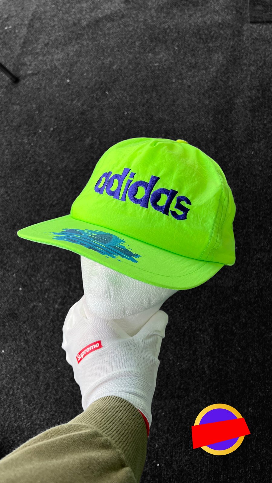 Adidas hotsell neon hat