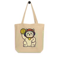 Image 1 of Maneki-Neko Polo Kitty Eco Tote Bag