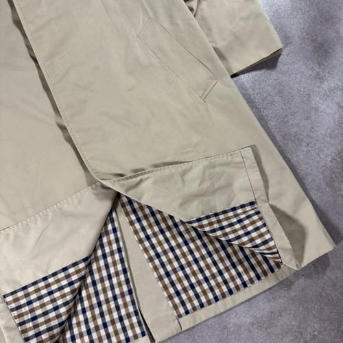 Image of Aquascutum Trench Coat, Size Large