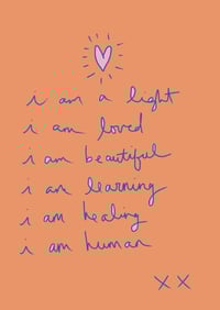 Image 1 of I AM A LIGHT | postcard set