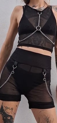 Image 3 of YARA shorts, mesh, chains 