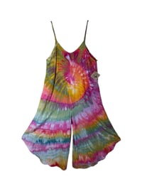 Image 2 of L Woven Wide-Leg Jumpsuit with Pockets in Euphoria Spiral Ice Dye