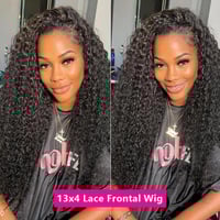 Image 5 of  Water Wave Curly Lace Wig