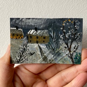 Image of Winter tiny landscape - lucky dip painting 