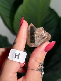 Image 9 of CHOOSE YOUR OWN MINI RUTILE SMOKEY QUARTZ POINTS (NATURAL UNPOLISHED POINTS) -BRAZIL- LOT 2