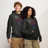 Image 6 of AF Flag Unisex mid-weight hoodie