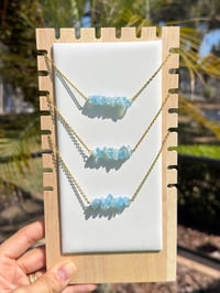 Image 1 of Aquamarine Horizon Necklace