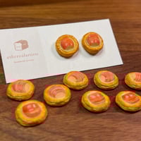 Image 1 of Apple Cream Cheese Pastry - Stud Earrings