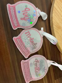 Snowglobe Tree Decs