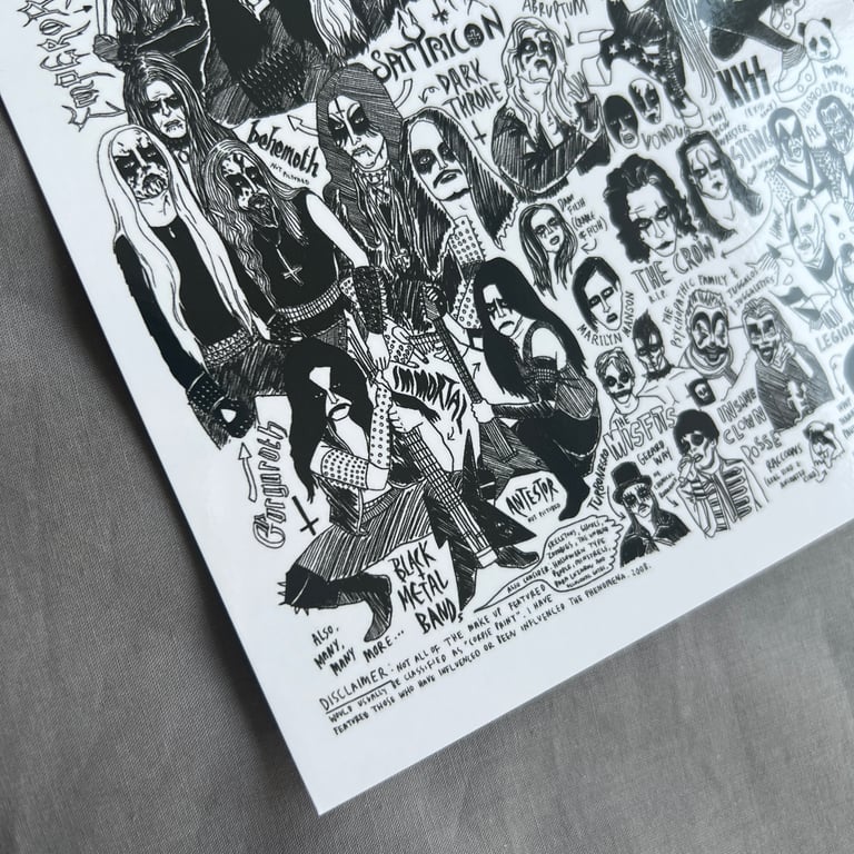 CORPSE PAINT A5 POSTCARD Image 4