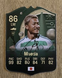 Signed Daizen Maeda FIFA Card