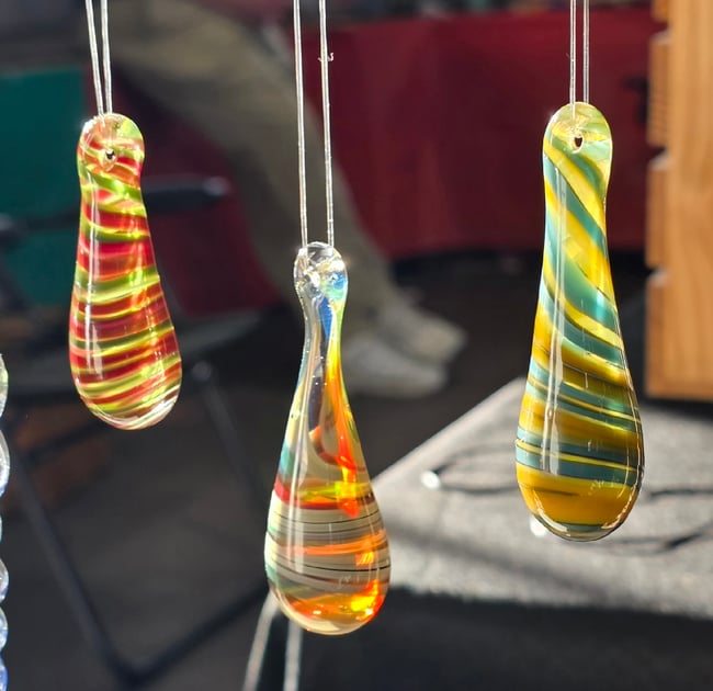 Glass Drop Ornaments 