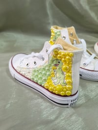Image 4 of Cartoon Toddler Girls Canvas Shoes
