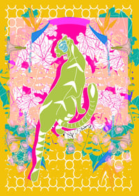 Image 3 of pink green tiger