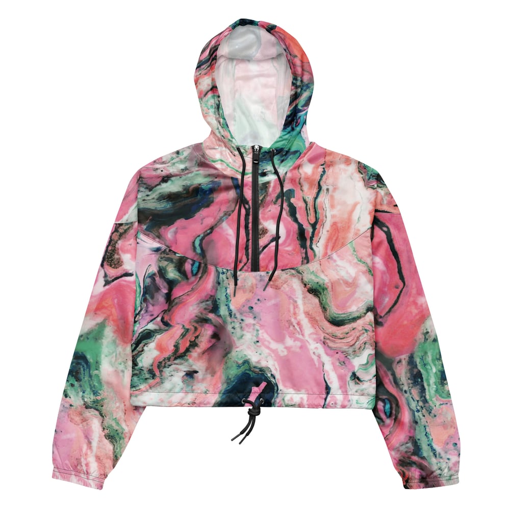 Image of Women’s cropped Art windbreaker