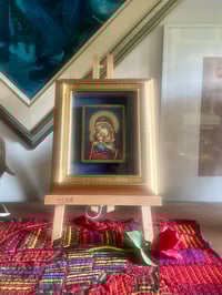 Image 1 of Madonna and Child, Devotional Oil Miniature