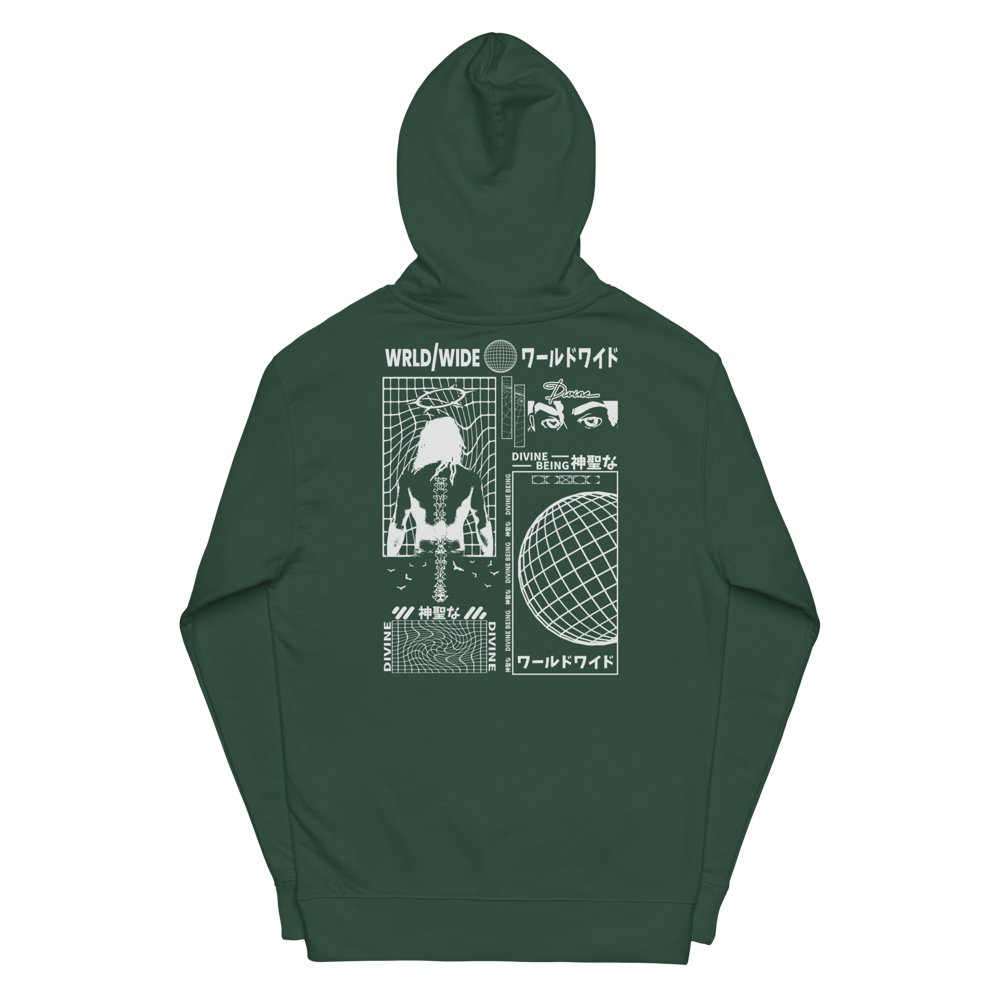WORLDWIDE DIVINE Hoodie (White Print)