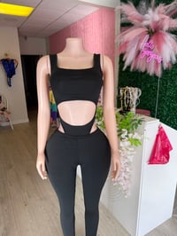 Image 1 of Cutout Backless Jumpsuit