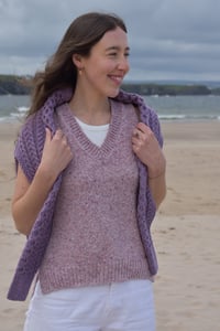 Image 10 of Donegal Fleck Vest - Made in Ireland