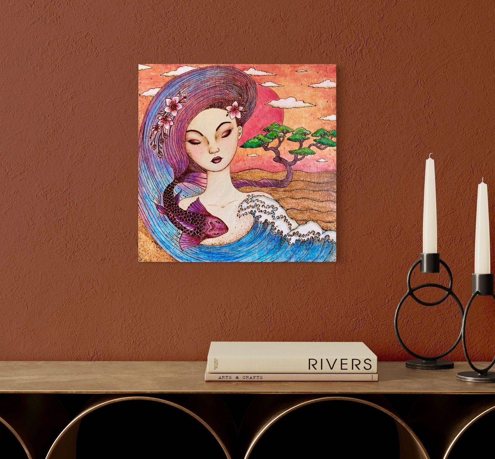 Dreaming of Japan” Original Artwork | Lovely11Art - The Art of