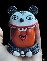 Image 1 of Vampire teddy nuggie - Handmade clay sculpture