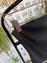 Image 2 of J Crew black ribbed strapless top 