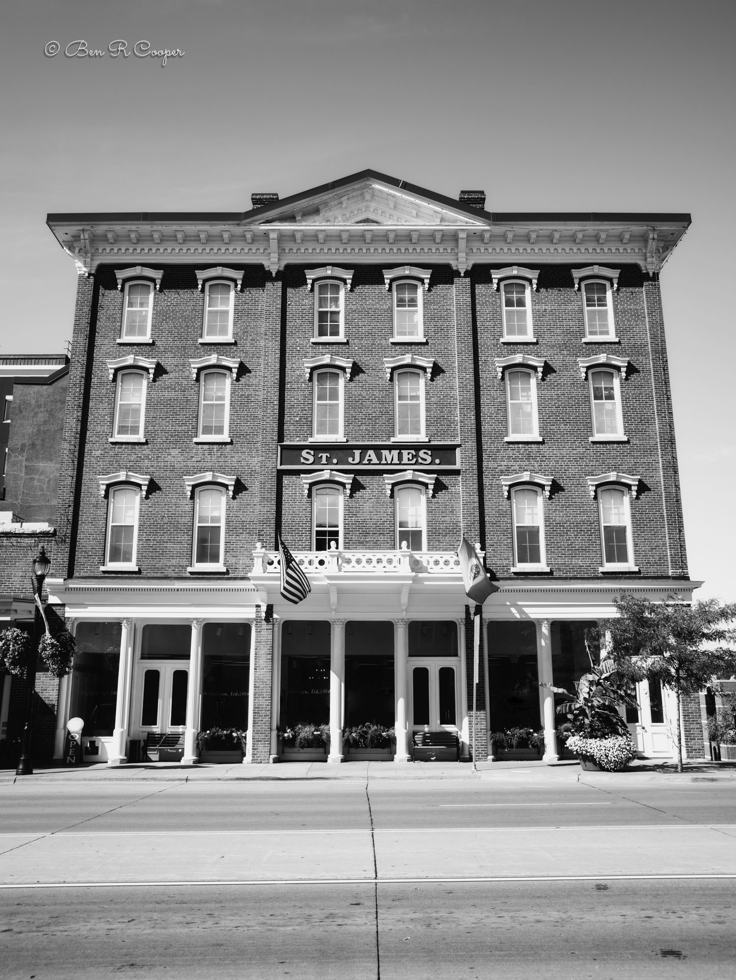 St. James Hotel (Black And White)
