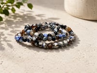 Image 2 of Sodalite Wrap Bracelet & Necklace