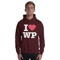 Image 13 of I Love Water Polo Hoodie Dark Colors - Adult