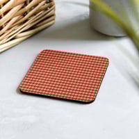 Cork-back coaster - Red Gold