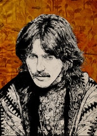 George Harrison Illustration Print