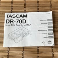 Image 4 of TASCAM DR-70D • 4-Channel Audio Recorder • with manual and SD card